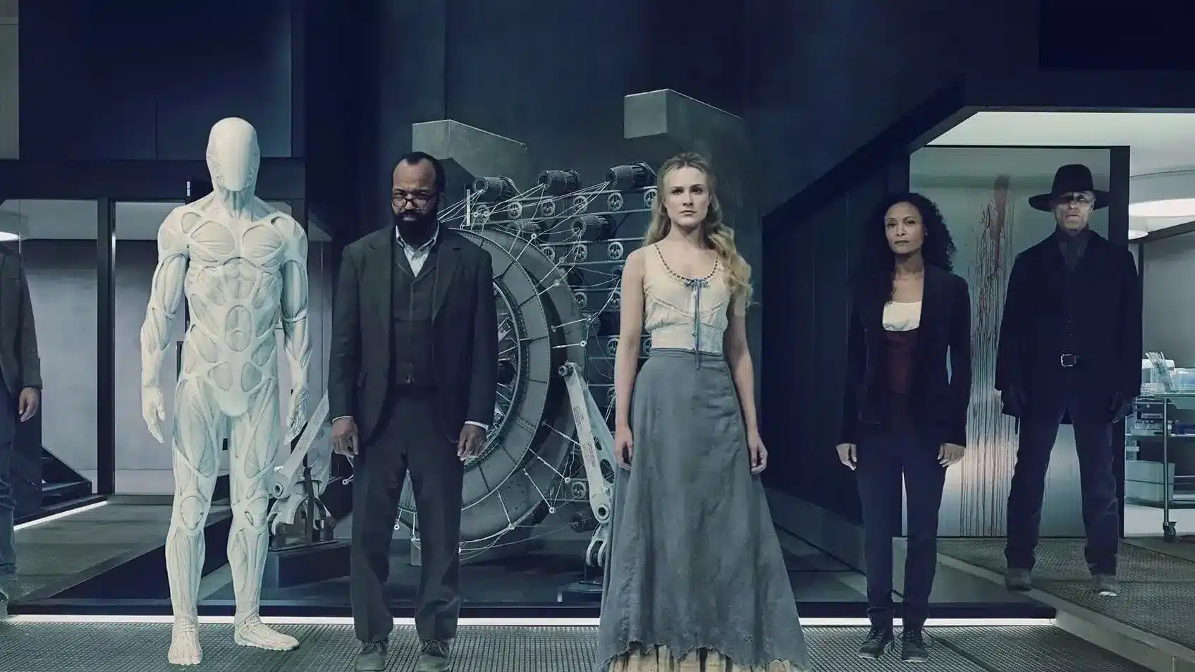 Frame da Westworld, serie HBO